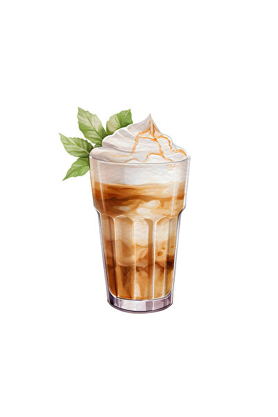 INOVATIX Set de 8 piese, Sticker Pahar cafea cu gheață și frișcă, INOVATIX®. ...