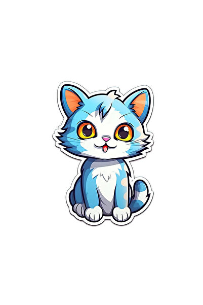 INOVATIX Σετ 8 τεμαχίων, αυτοκόλλητο Annie the Cat, INOVATIX®. 6 εκ.