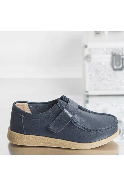 MODA STİL Chloe casual shoes navy natural leather, 39