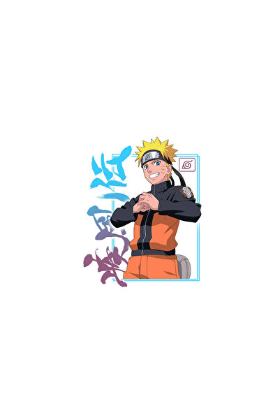INOVATIX Set de 8 piese, autocolant Naruto Iron Fist, INOVATIX®. 6 cm