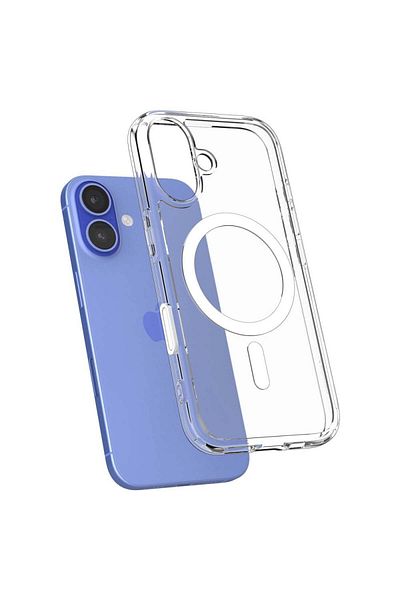 Spigen Case for iPhone 16 - Spigen Ultra Hybrid T MagSafe - White