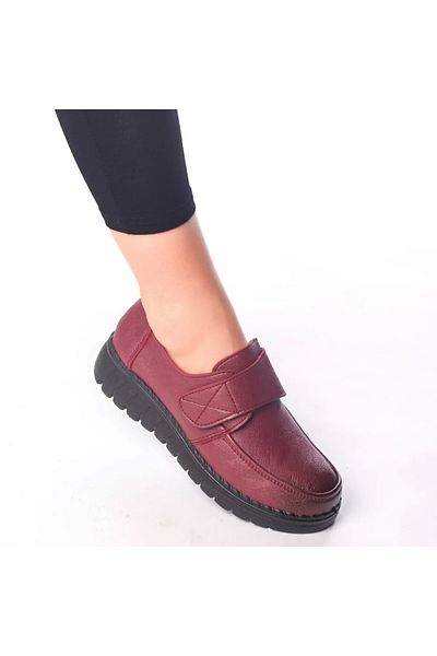 MODA STİL Kayla casual shoes red eco-leather, 36