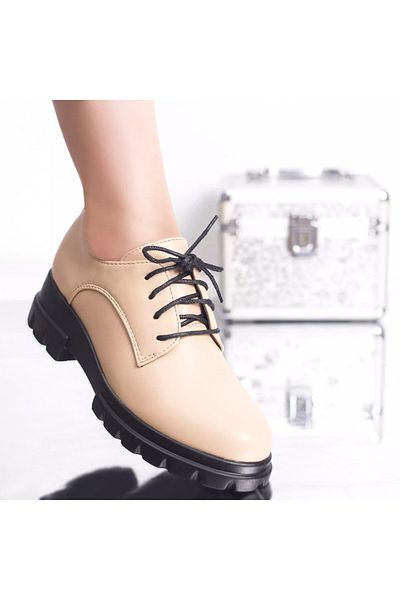 MODA STİL Casual shoes katy apricot eco-leather, 39