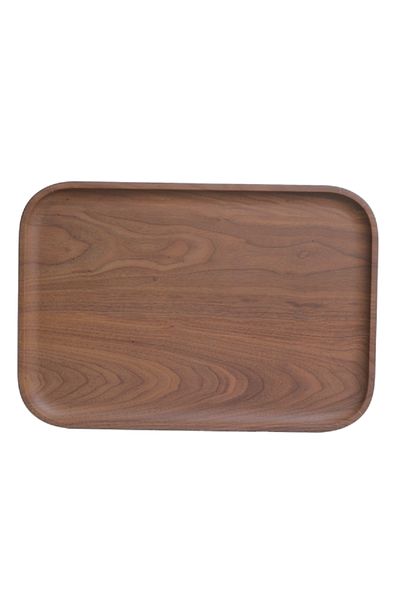 Parfait Bamboo Fibre Rectangular Serving Plate Brown 30 x 20cm