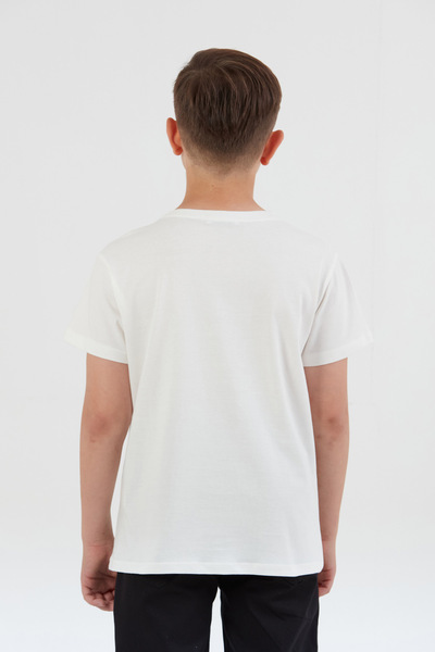 Fulla Moda 100% Cotton Brooklyn Printed Boy's T-Shirt