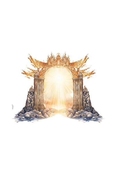 INOVATIX Set de 8 autocolante Poarta către libertate, INOVATIX®. 6 cm