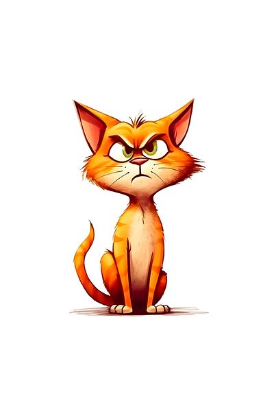 INOVATIX Set de 8 piese, autocolant Shadow Cat, INOVATIX®. 6 cm