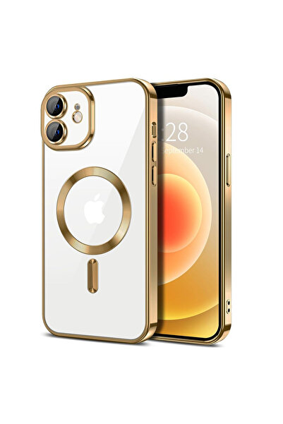 Techsuit Carcasă pentru iPhone 12 - Techsuit Luxury Crystal MagSafe - Auriu