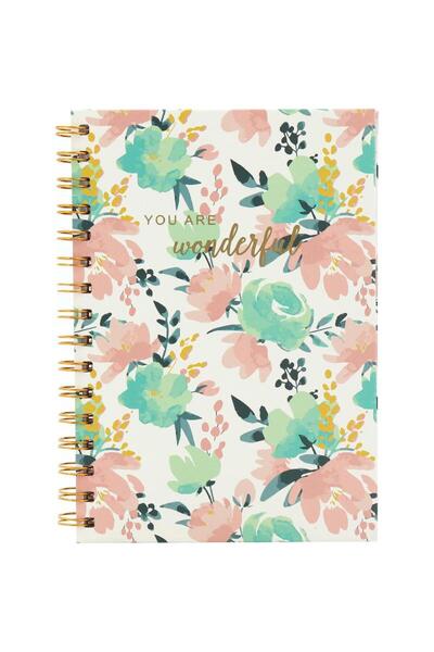 Roco دفتر تمارين "أنتِ رائعة" A5، 80 ورقة، مسطرة مفردة (عربي) أبيض