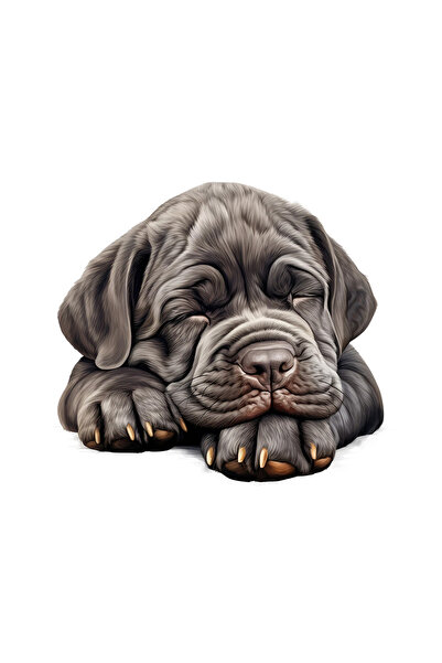 INOVATIX Set de 8 piese, autocolant Mastiff Napolitan, INOVATIX®. 6 cm