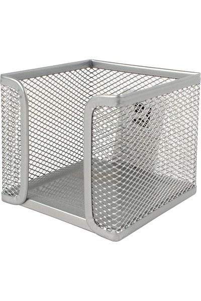 Roco Memo Pad Tray - 400 Notes, 9x9cm, Silver