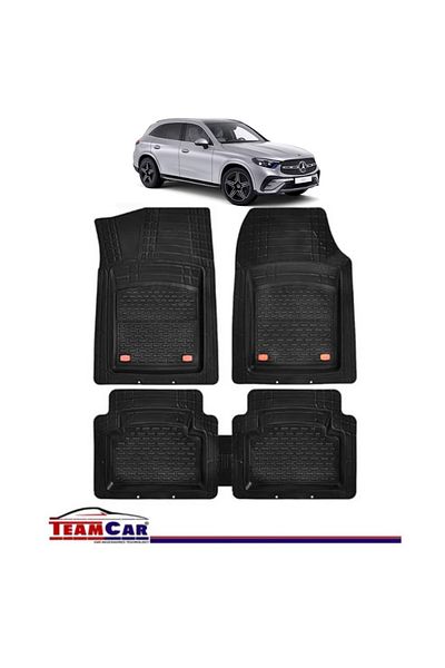 TEAMCAR Covorașe auto tip tavă Mercedes-benz Glc X254 (2022–PREZENT) Negru