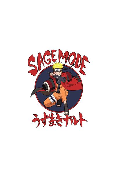 INOVATIX Set of 8 pieces, Sagemod Naruto Sticker, INOVATIX®. 6 cm