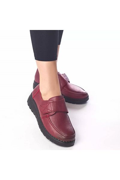 MODA STİL Kayla casual shoes red eco-leather, 36