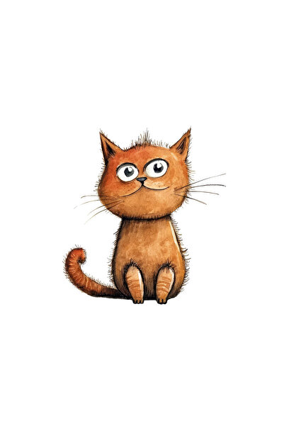 INOVATIX Set de 8 piese, autocolant Pisică obraznică, INOVATIX®. 6 cm