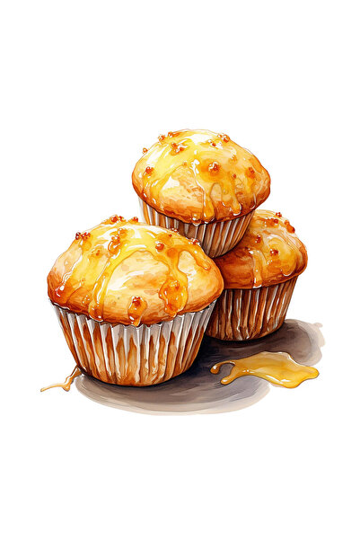 INOVATIX Set de 8 bucăți, autocolant pentru brioșe cu miere, INOVATIX®. 6 cm