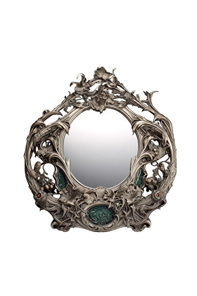 INOVATIX Set de 8 bucăți, autocolant oglindă magică argintie, INOVATIX®. 6 cm