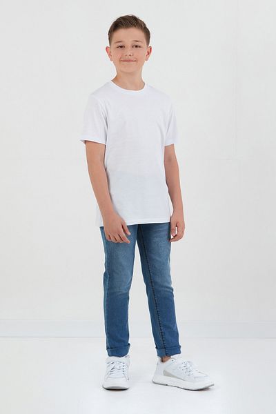 Fulla Moda Παιδικό μπλουζάκι Unisex από 100% βαμβάκι Basic