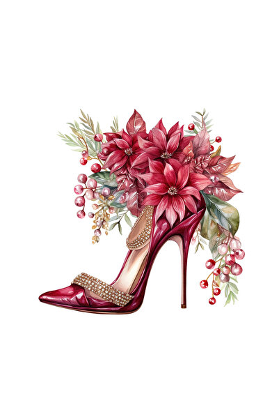 INOVATIX Set of 8, Sticker Heeled Shoes for Christmas Mia, INOVATIX®. 6 cm