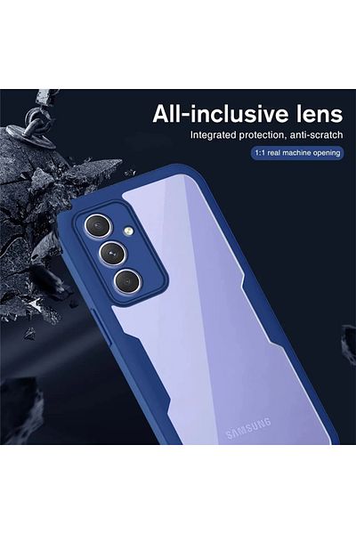 Techsuit Carcasă pentru Samsung Galaxy A54 + Folie - Techsuit ColorVerse 360 ​​Series - Albastră