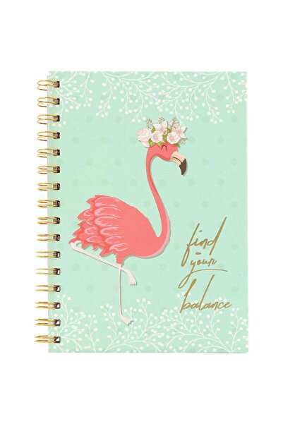 Roco دفتر تمارين "ابحث عن توازنك" فلامنجو A5 80 ورقة مسطرة مفردة (عربي) أزرق ...