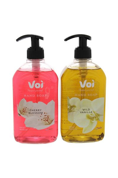 VOI Hand Soap Cherry Blossom 500 ml + Vanilla 500 ml