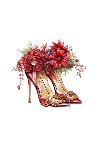 INOVATIX Set de 8, autocolant pantofi cu toc înalt de Crăciun Sophia, INOVATI...