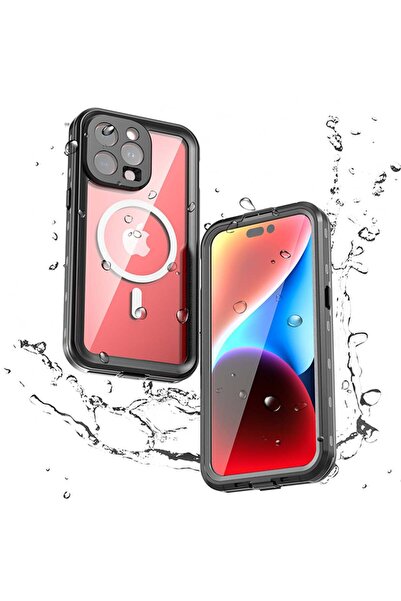 ShellBox Husă pentru iPhone 15 Pro Max - ShellBox impermeabilă IP68 MagSafe -...