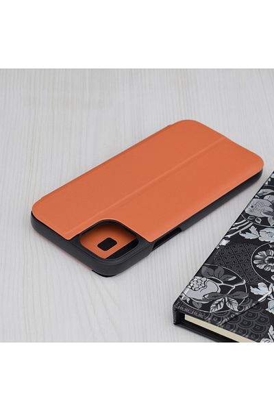 Techsuit Husă pentru iPhone 15 Plus - Seria Techsuit eFold - Portocalie