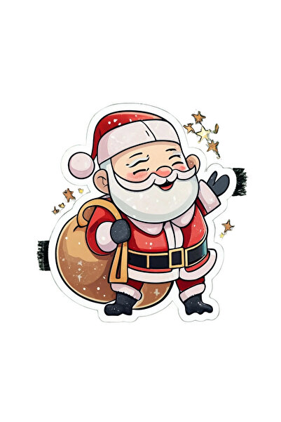 INOVATIX Σετ 8 τεμαχίων, αυτοκόλλητο Άγιου Βασίλη με μια Τσάντα με παιχνίδια,...