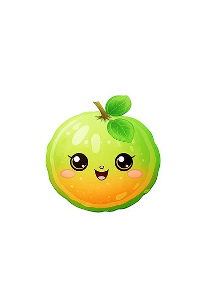 INOVATIX Set de 8 bucăți, autocolant Happy Pomelo, INOVATIX®. 6 cm