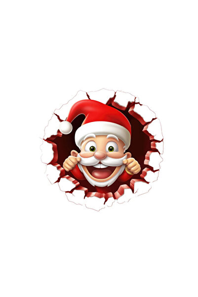 INOVATIX Set of 8, Santa Claus sticker, INOVATIX®. 6 cm