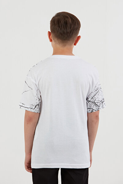 Fulla Moda Αγόρι μπλουζάκι με στάμπα Lightning Crew Neck