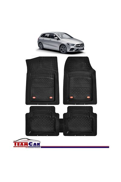 TEAMCAR Covorașe auto Mercedes-benz Clasa B W247 (2019–PREZENT) Negru