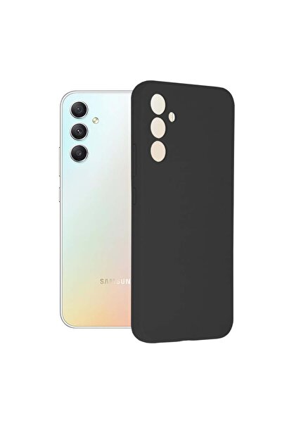 Techsuit Husă pentru Samsung Galaxy A34 5G - Silicon cu margini moi - Negru