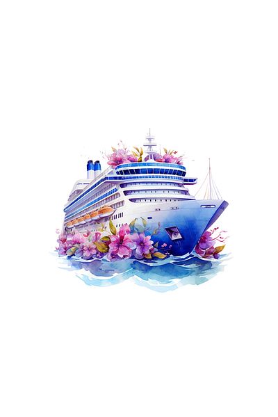 INOVATIX Set of 8, Cruise ship Bremen sticker, INOVATIX®. 6 cm