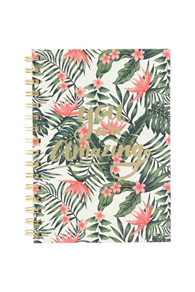 Roco دفتر تمارين "أنتِ رائعة" A5، 80 ورقة، مسطرة مفردة (عربي) أخضر