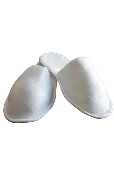 Serena Set of 50 pairs of disposable hotel slippers Serena, white color, universal size