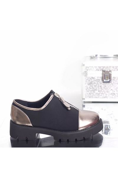 MODA STİL Casual shoes Lori champagne textile, 38
