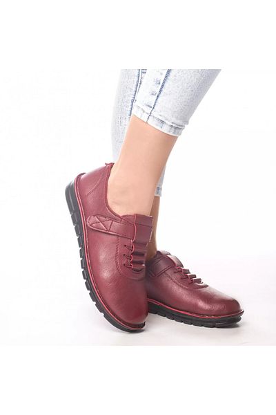 MODA STİL Olga casual shoes red eco-leather, 38