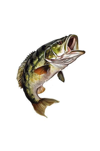 INOVATIX Set de 8 piese, autocolant Pește îndoit, INOVATIX®. 6 cm