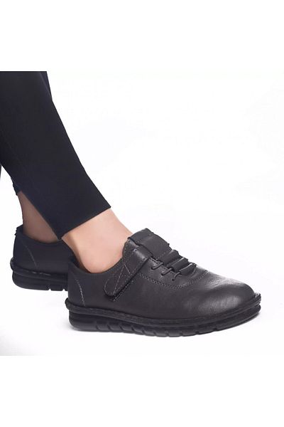 MODA STİL Herminia grey eco-leather casual shoes, 39