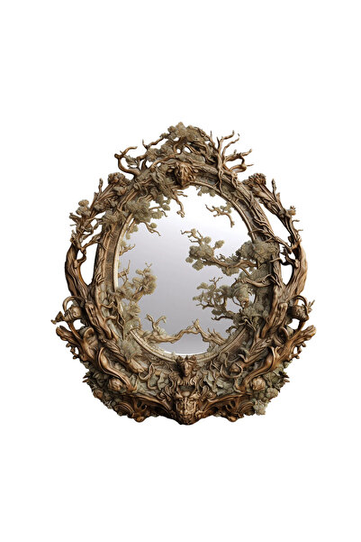 INOVATIX Set de 8 piese, autocolant oglindă magică cu crenguțe, INOVATIX®. 6 cm