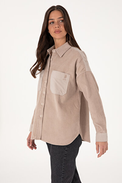 U.S. Polo Assn. Kadın Taş Uzun Kollu Tunik Gömlek 50290001-VR049