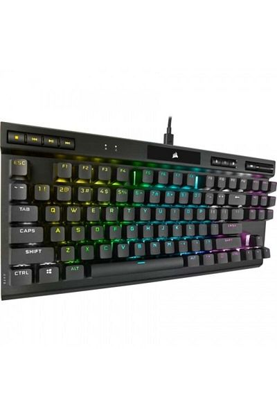 Corsair Mechanical Keyboard Corsair K70 RGB TKL Champion Series Black EN Layout