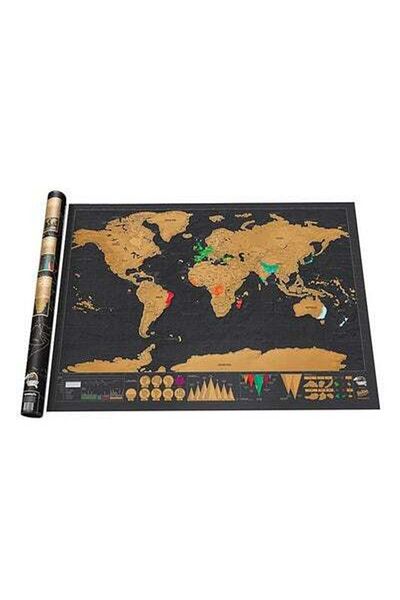 HALAMODO Adventure Journal Study Map Black/Beige