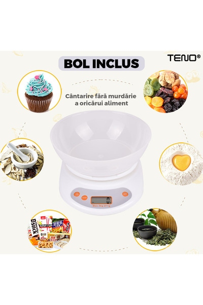 Teno Kitchen Scale with Bowl