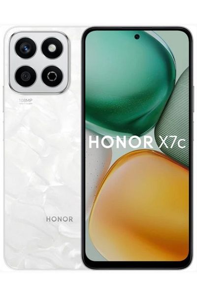 HONOR Mobile phone Honor X7C 256GB, 8GB RAM Moonlight White