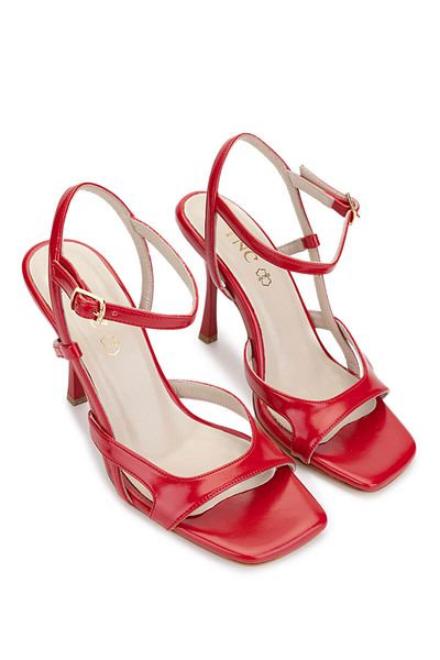 Tamer Tanca Women's Vegan Red Heeled Shoes