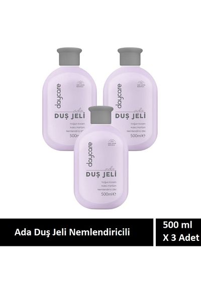 Daycare Shower Gel Island with Moisturizing Effect Intensive Consistency 500 ml X 3 Pcs